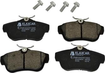 Klaxcar France 24918z - Brake Pad Set, disc brake car-mod.net