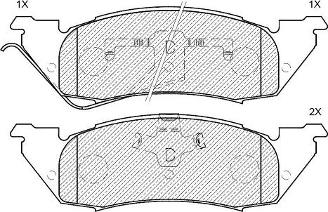 Klaxcar France 24609z - Brake Pad Set, disc brake car-mod.net