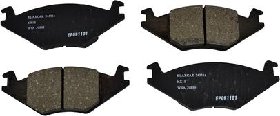 Klaxcar France 24331z - Brake Pad Set, disc brake car-mod.net