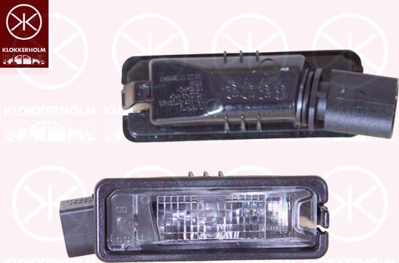 Klokkerholm 95470850 - Licence Plate Light car-mod.net