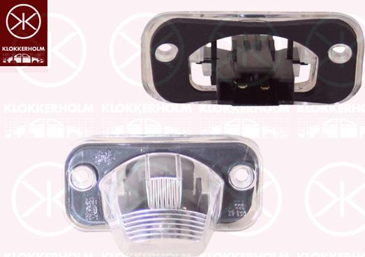 Klokkerholm 95580855 - Licence Plate Light car-mod.net