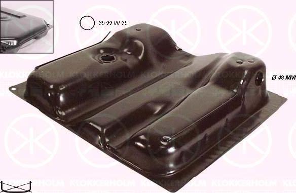 Klokkerholm 9557007 - Fuel Tank car-mod.net