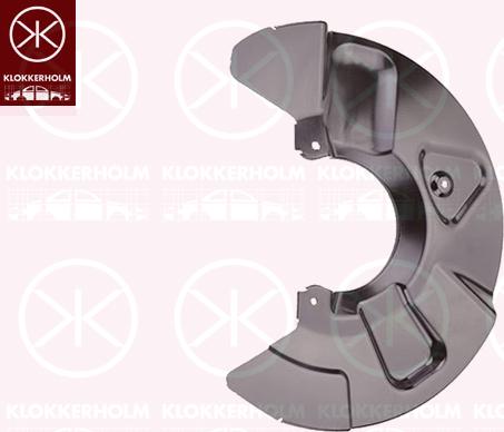 Klokkerholm 9568375 - Splash Panel, guard, brake disc car-mod.net