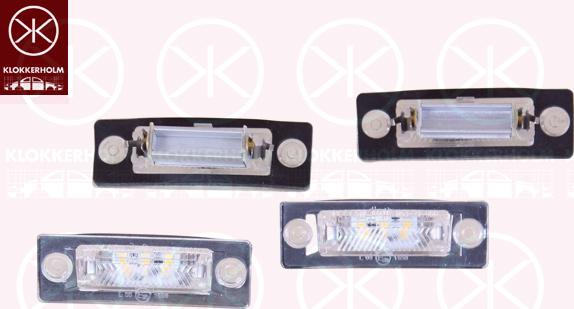 Klokkerholm 95390859 - Licence Plate Light car-mod.net