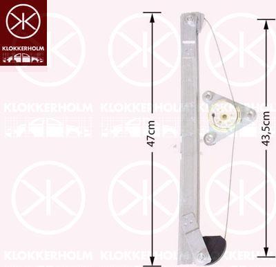 Klokkerholm 95391904 - Window Regulator car-mod.net