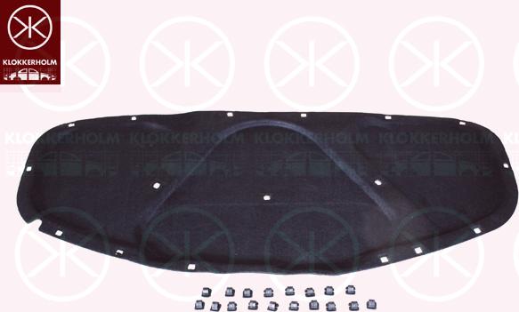 Klokkerholm 95392850 - Silencing Material, engine bay car-mod.net