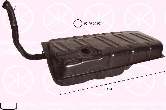 Klokkerholm 9526 019 - Fuel Tank car-mod.net