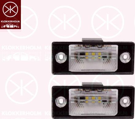 Klokkerholm 95230859 - Licence Plate Light car-mod.net