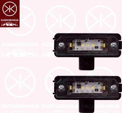 Klokkerholm 95230851 - Licence Plate Light car-mod.net