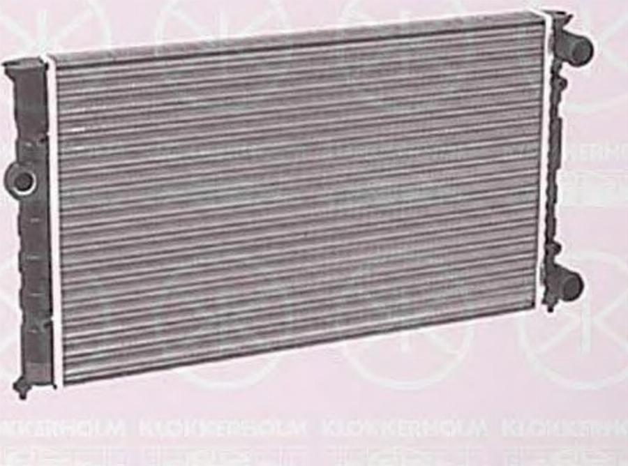 Klokkerholm 9522302099 - Radiator, engine cooling car-mod.net