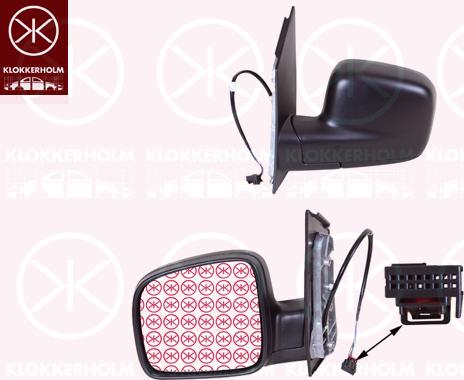 Klokkerholm 95711041 - Outside Mirror car-mod.net