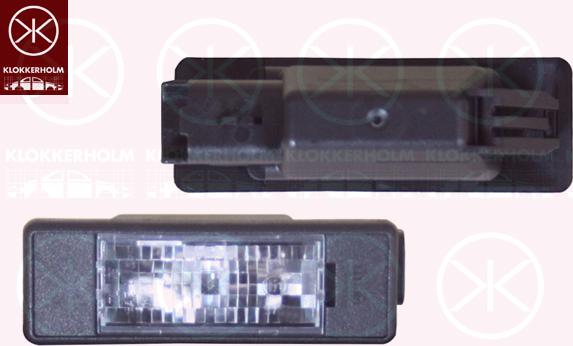 Klokkerholm 55190850 - Licence Plate Light car-mod.net
