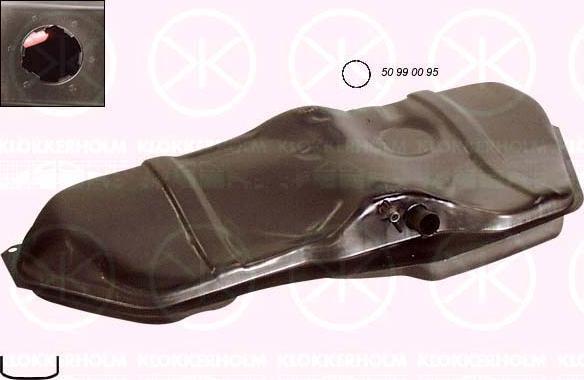 Klokkerholm 5049 009 - Fuel Tank car-mod.net