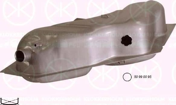 Klokkerholm 5049 006 - Fuel Tank car-mod.net