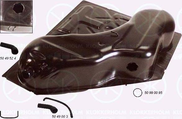 Klokkerholm 5049 019 - Fuel Tank car-mod.net