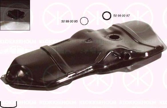 Klokkerholm 5049 018 - Fuel Tank car-mod.net