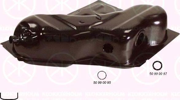 Klokkerholm 5050 006 - Fuel Tank car-mod.net