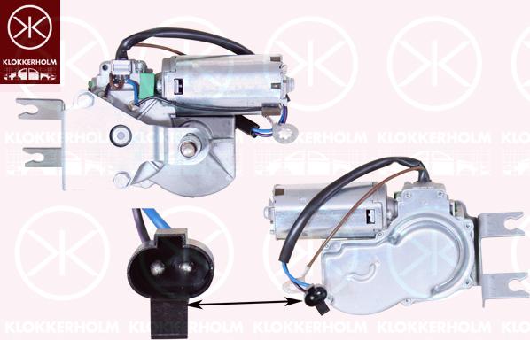 Klokkerholm 50227170 - Wiper Motor car-mod.net