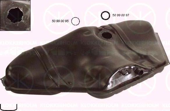 Klokkerholm 5076 006 - Fuel Tank car-mod.net