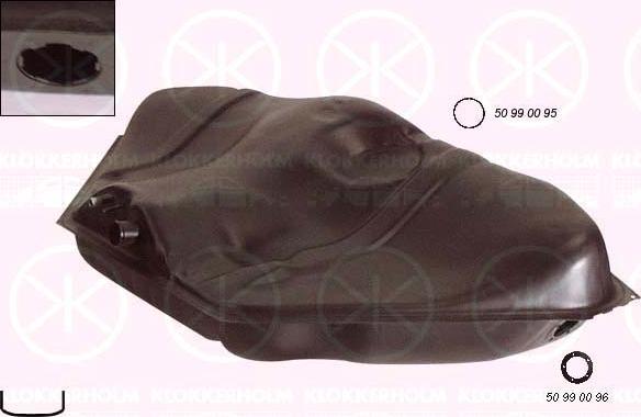 Klokkerholm 5076 007 - Fuel Tank car-mod.net