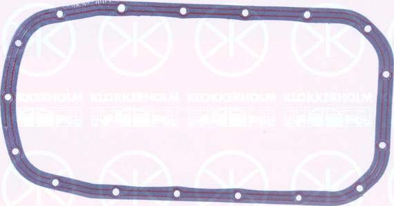 Klokkerholm 6005481 - Gasket, oil sump car-mod.net