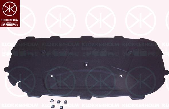 Klokkerholm 00432850 - Silencing Material, engine bay car-mod.net