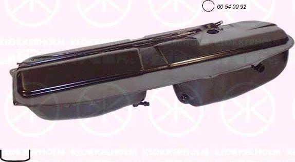 Klokkerholm 0054 009 - Fuel Tank car-mod.net
