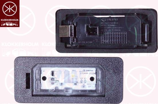 Klokkerholm 00630850 - Licence Plate Light car-mod.net