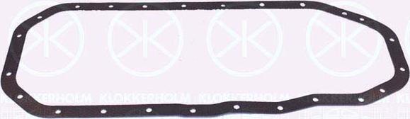 Klokkerholm 0017485 - Gasket, oil sump car-mod.net