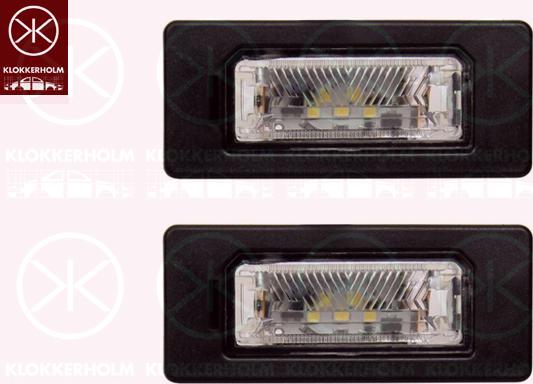 Klokkerholm 00290853 - Licence Plate Light car-mod.net