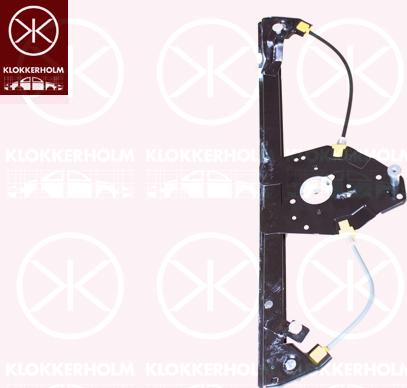 Klokkerholm 13081903 - Window Regulator car-mod.net