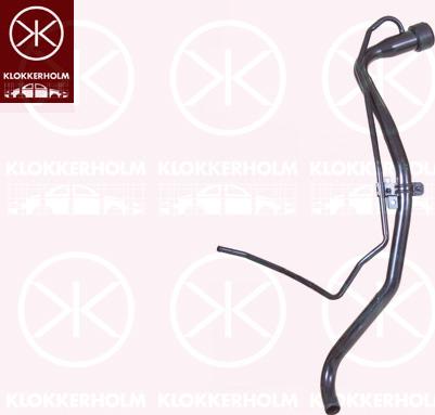 Klokkerholm 8116529 - Filler Pipe, fuel tank car-mod.net
