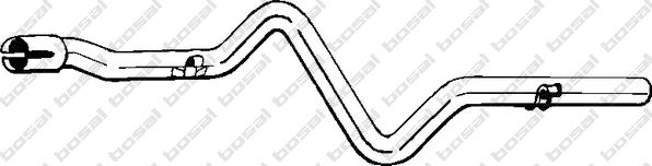 Klokkerholm 831-269 - Exhaust Pipe car-mod.net