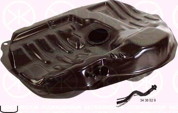 Klokkerholm 3438 009 - Fuel Tank car-mod.net