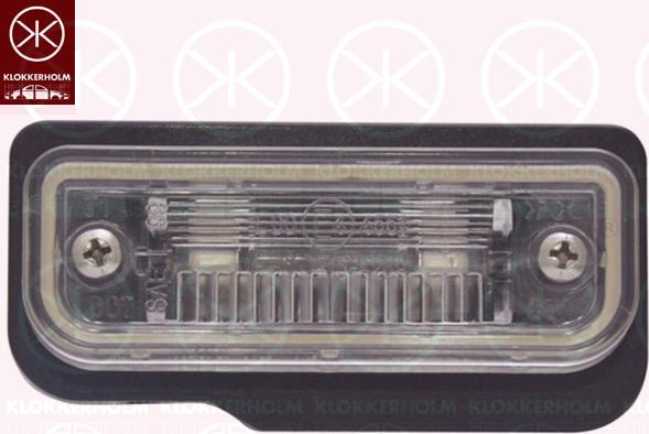 Klokkerholm 35280850 - Licence Plate Light car-mod.net