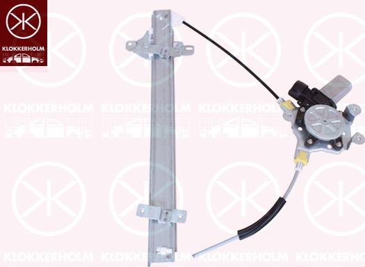 Klokkerholm 37491801 - Window Regulator car-mod.net