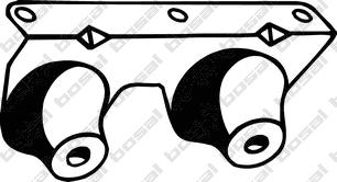Klokkerholm 255-796 - Holding Bracket, silencer car-mod.net