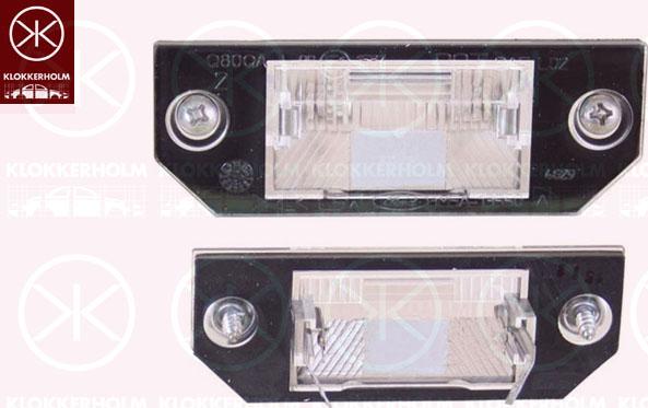 Klokkerholm 25330850 - Licence Plate Light car-mod.net