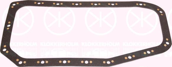 Klokkerholm 2092481 - Gasket, oil sump car-mod.net