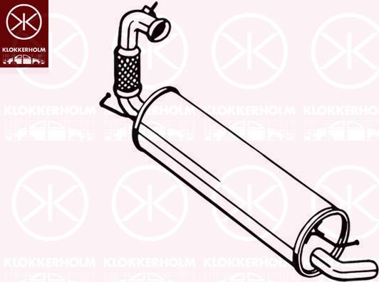 Klokkerholm 200-143 - End Silencer car-mod.net