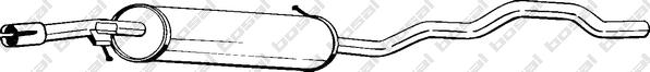 Klokkerholm 285-515 - Middle Silencer car-mod.net