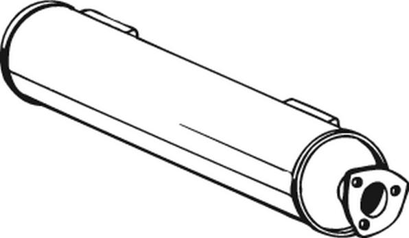 Klokkerholm 233-525 - Middle Silencer car-mod.net