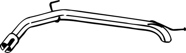 Klokkerholm 750-283 - Exhaust Pipe car-mod.net