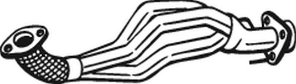 Klokkerholm 753-531 - Exhaust Pipe car-mod.net