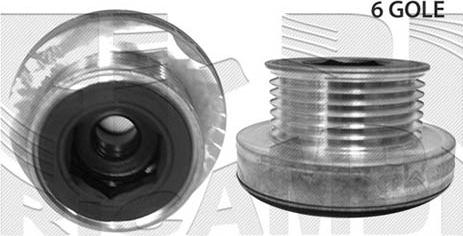 KM International FI13490 - Pulley, alternator, freewheel clutch car-mod.net