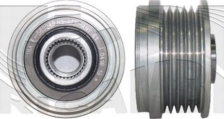 KM International FI23230 - Pulley, alternator, freewheel clutch car-mod.net