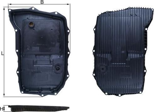 KNECHT HX 255 - Hydraulic Filter, automatic transmission car-mod.net