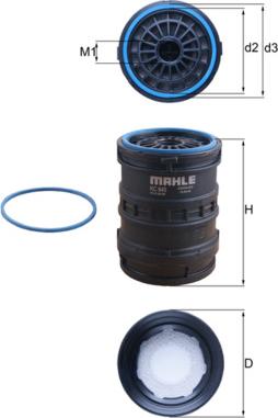 KNECHT KC 645D - Fuel filter car-mod.net