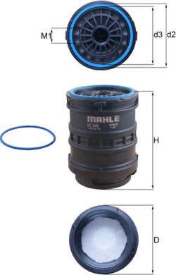 KNECHT KC 646D - Fuel filter car-mod.net