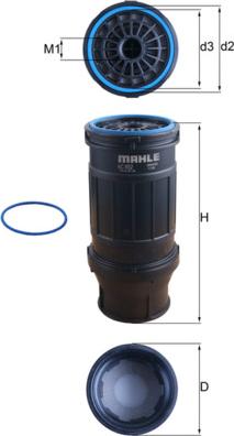 KNECHT KC 652D - Fuel filter car-mod.net
